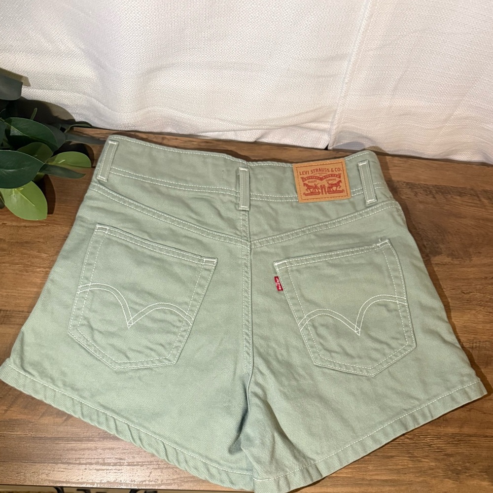 Levi's High Waisted Denim Shorts